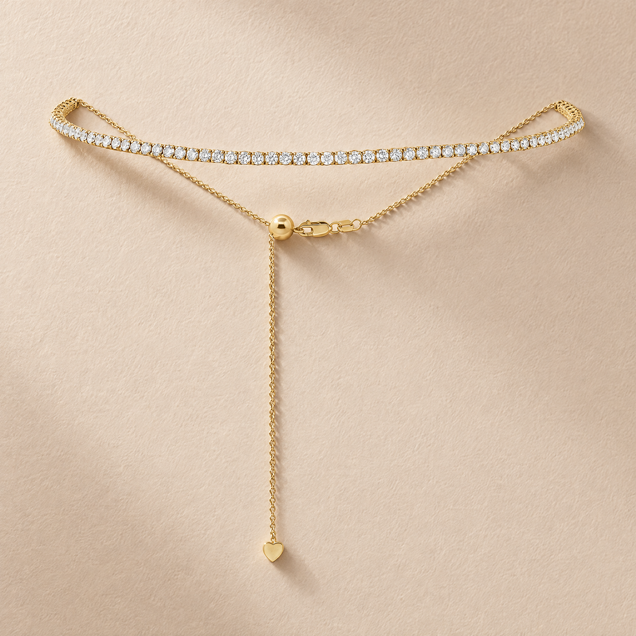 3.89ct Adjustable Imperial Diamond Tennis Choker
