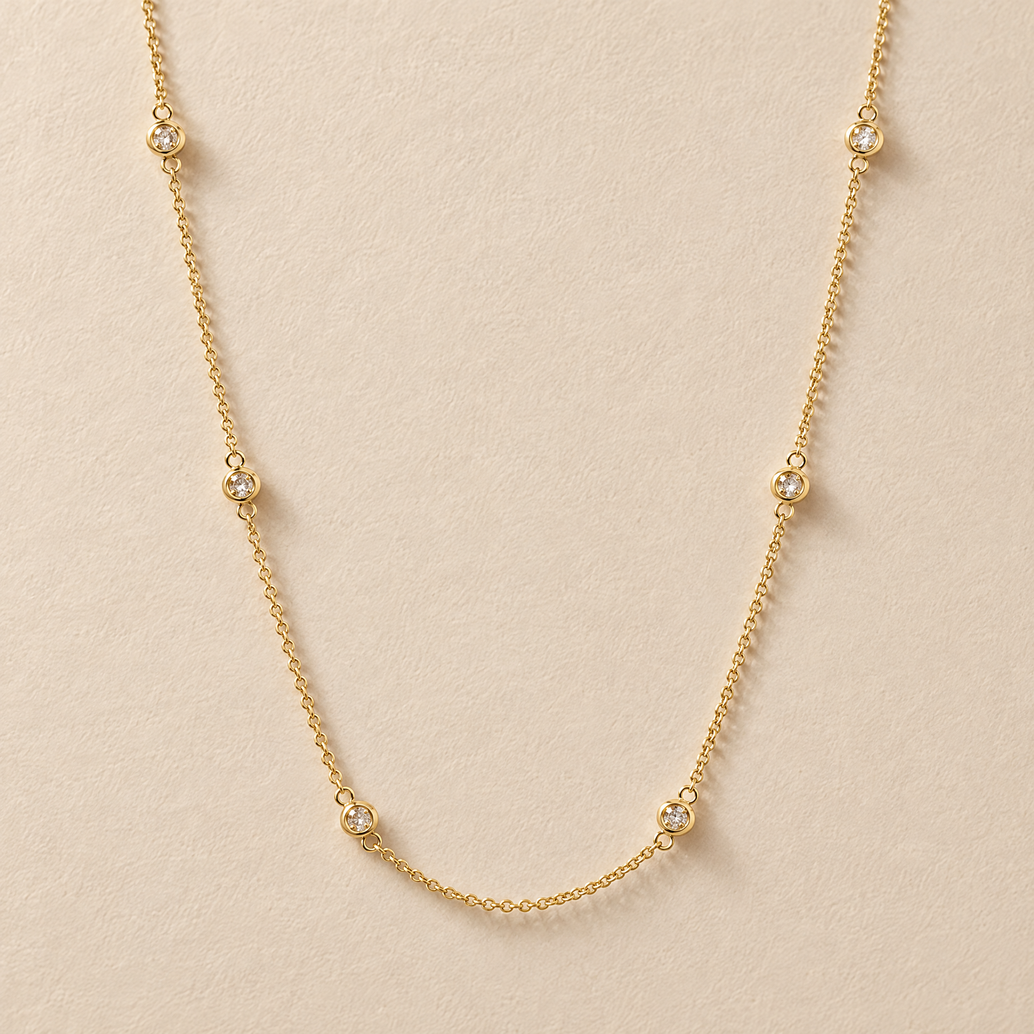 Diamond by the Yard Necklace