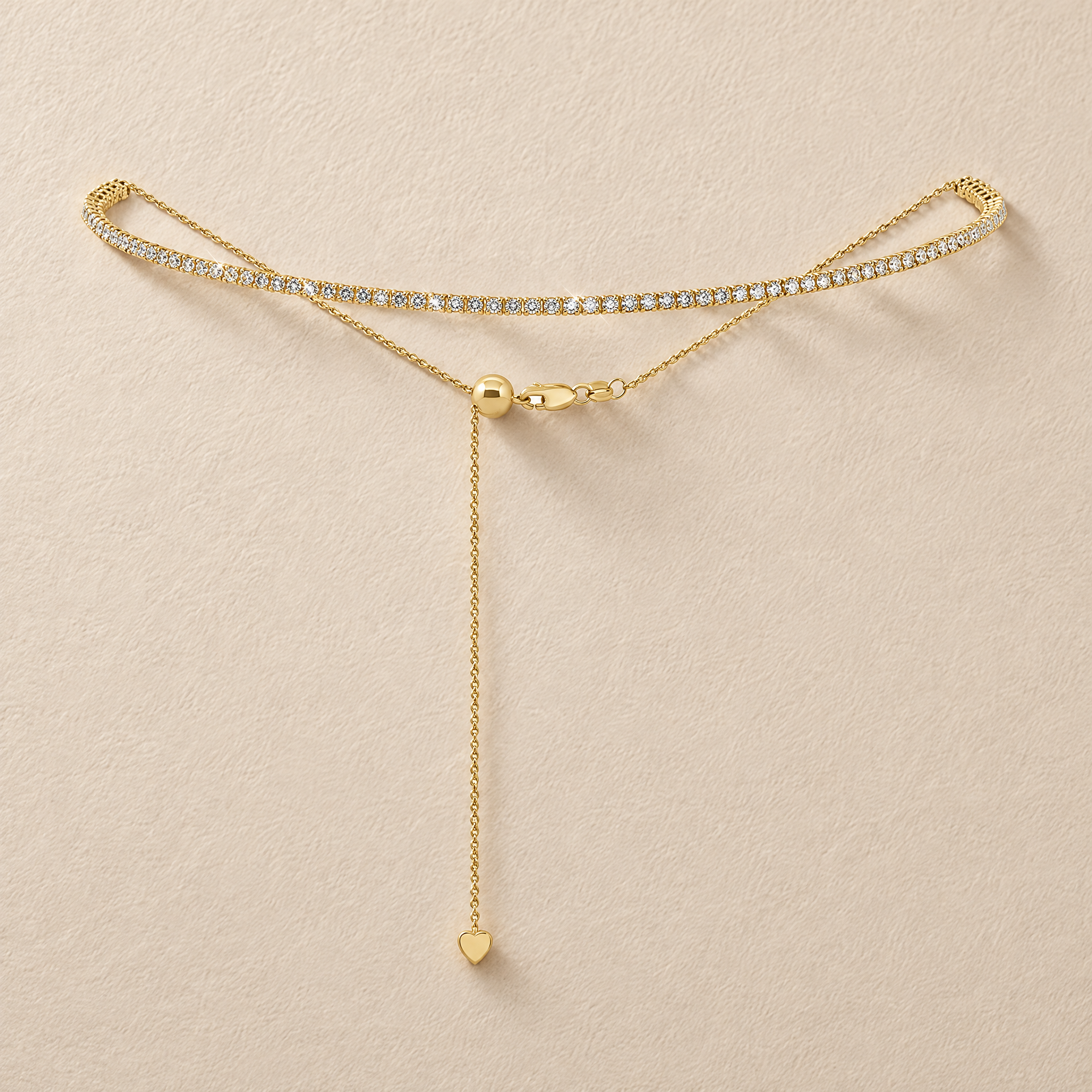 2ct Adjustable Bolo Diamond Tennis Choker