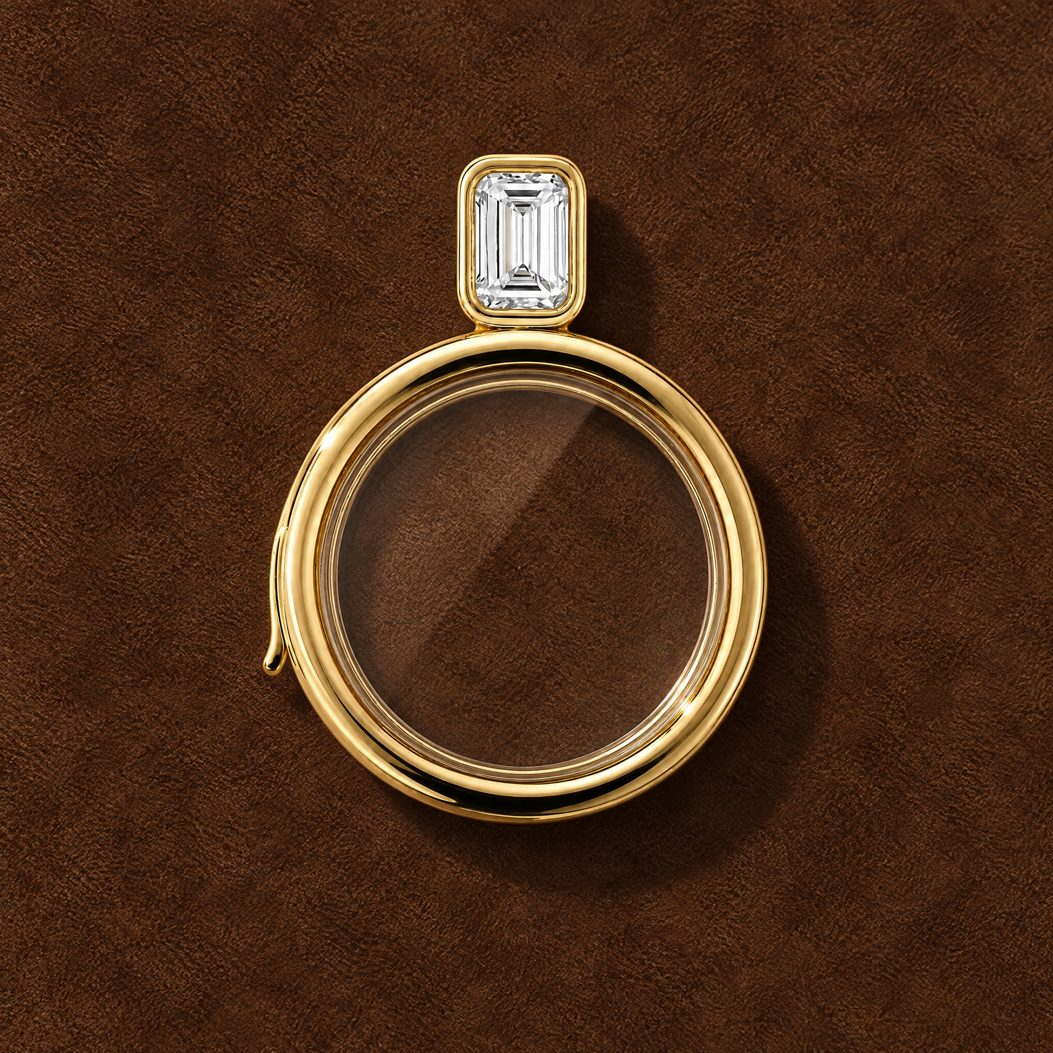 Eloise Lab Diamond Glass Charm Locket