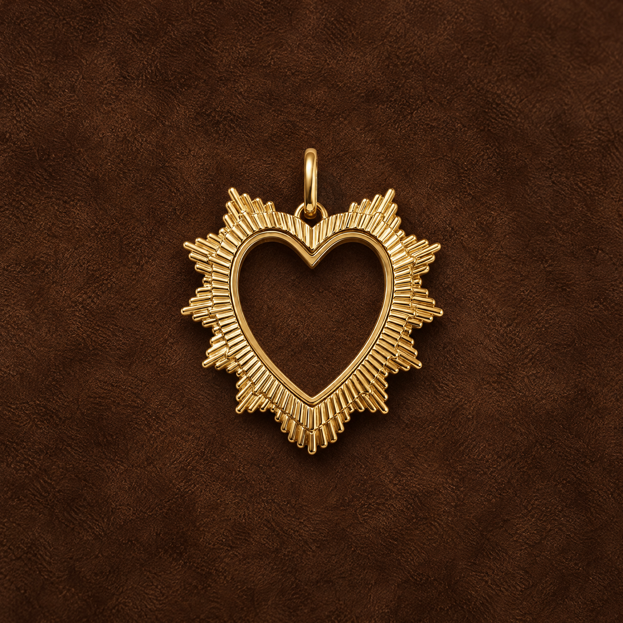 Margaux Mini Heart Glass Charm Locket