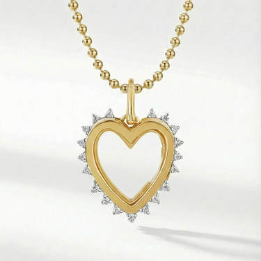 Limited Edition curated Heart Locket - Includes 1 Heart Diamond Locket + 3 FREE Charms