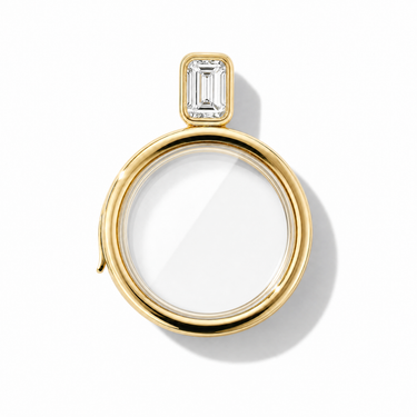 Eloise Lab Diamond Glass Charm Locket