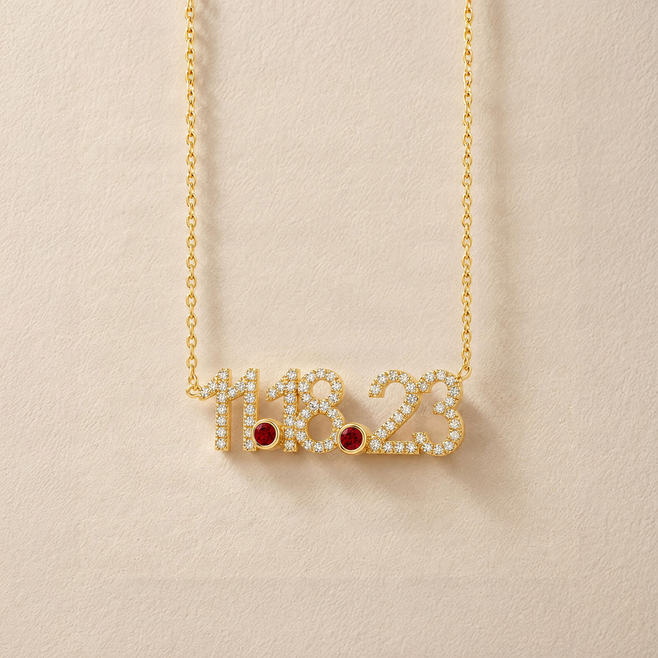 Diamond Date Necklace
