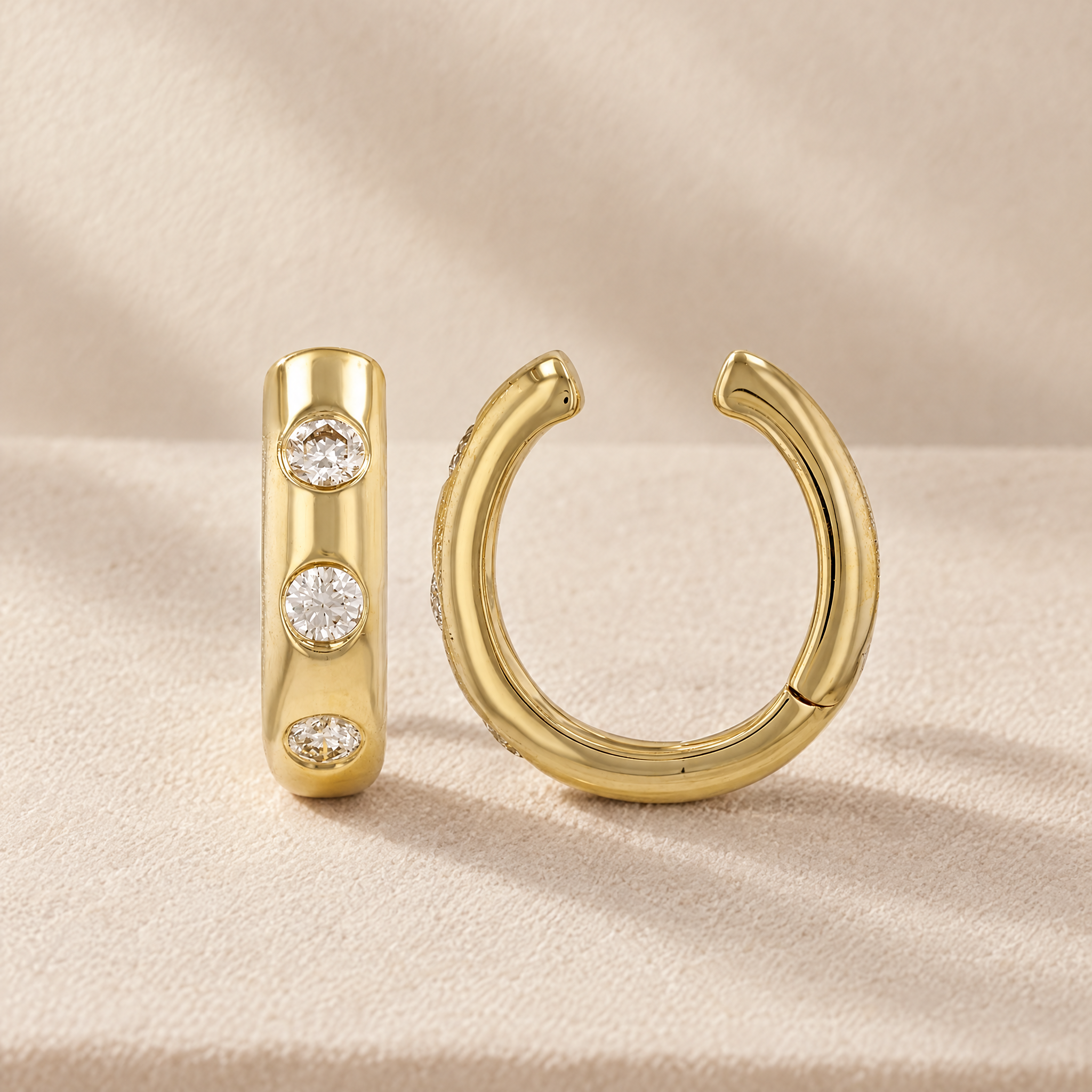 Inlay Diamond Ear Cuff