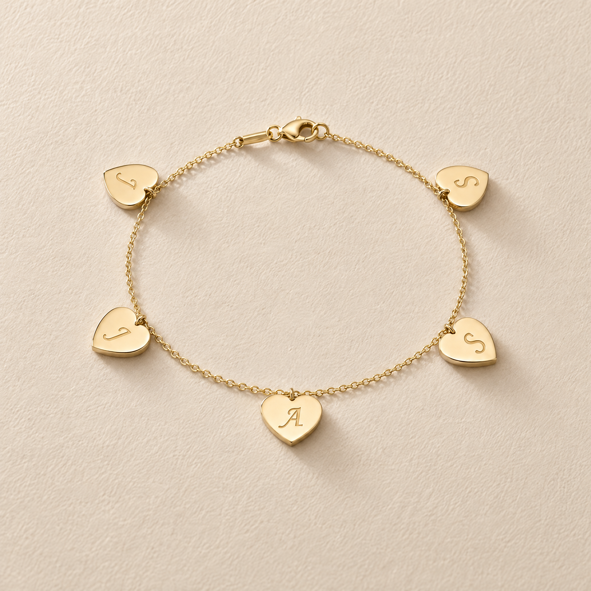 Dangling Heart Bracelet