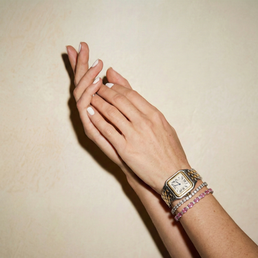 Pink Sapphire Tennis Bracelet