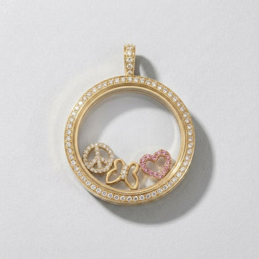 The Curated Locket - Includes 1 Diamond Locket + 3 FREE Charms