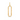 14k Gold Fluted Oval Glass Charm Locket