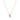 Gemstone Gothic Initial Necklace