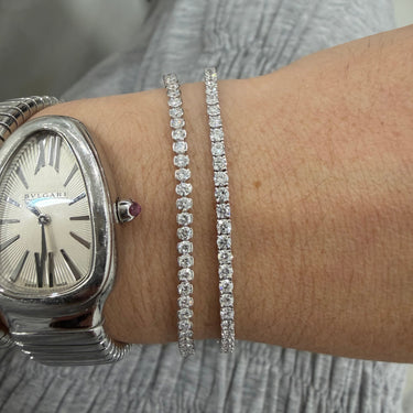 3.73ct Natural Classic Diamond Tennis Bracelet