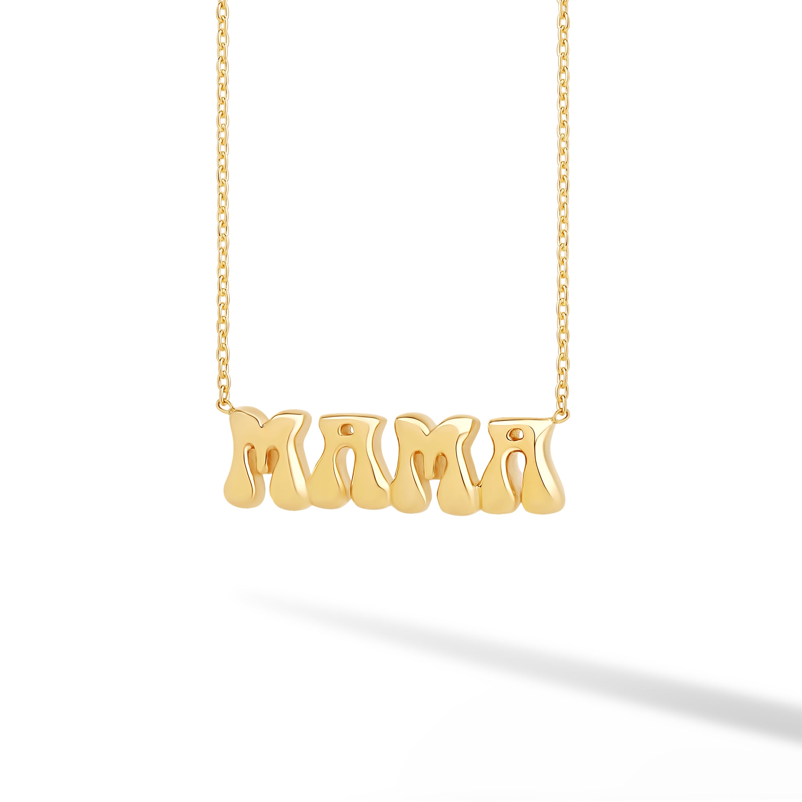 Helium Solid Name Necklace