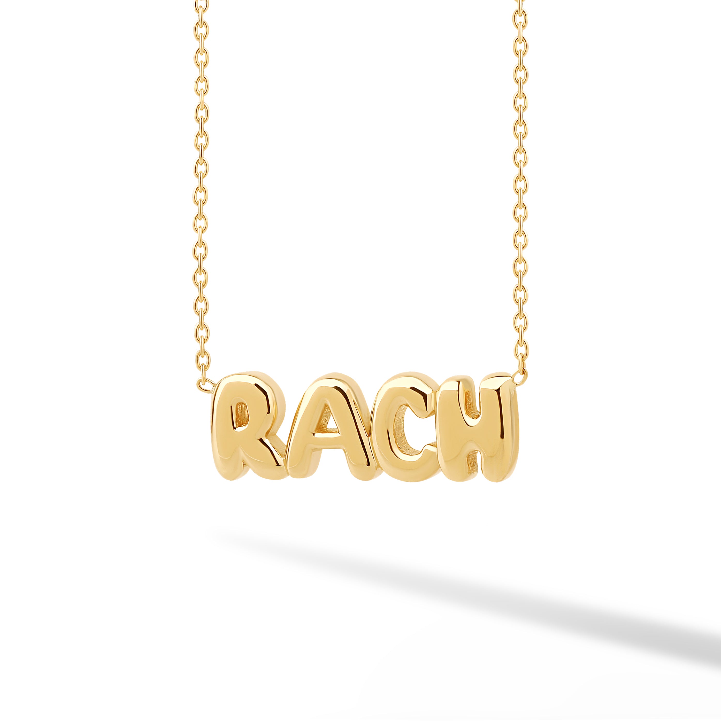 Helium Solid Name Necklace