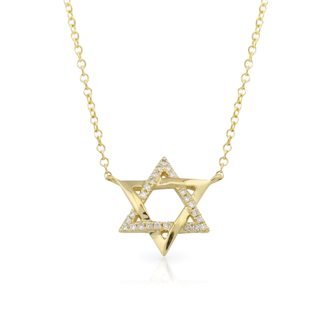 Solid and Diamond Star of David