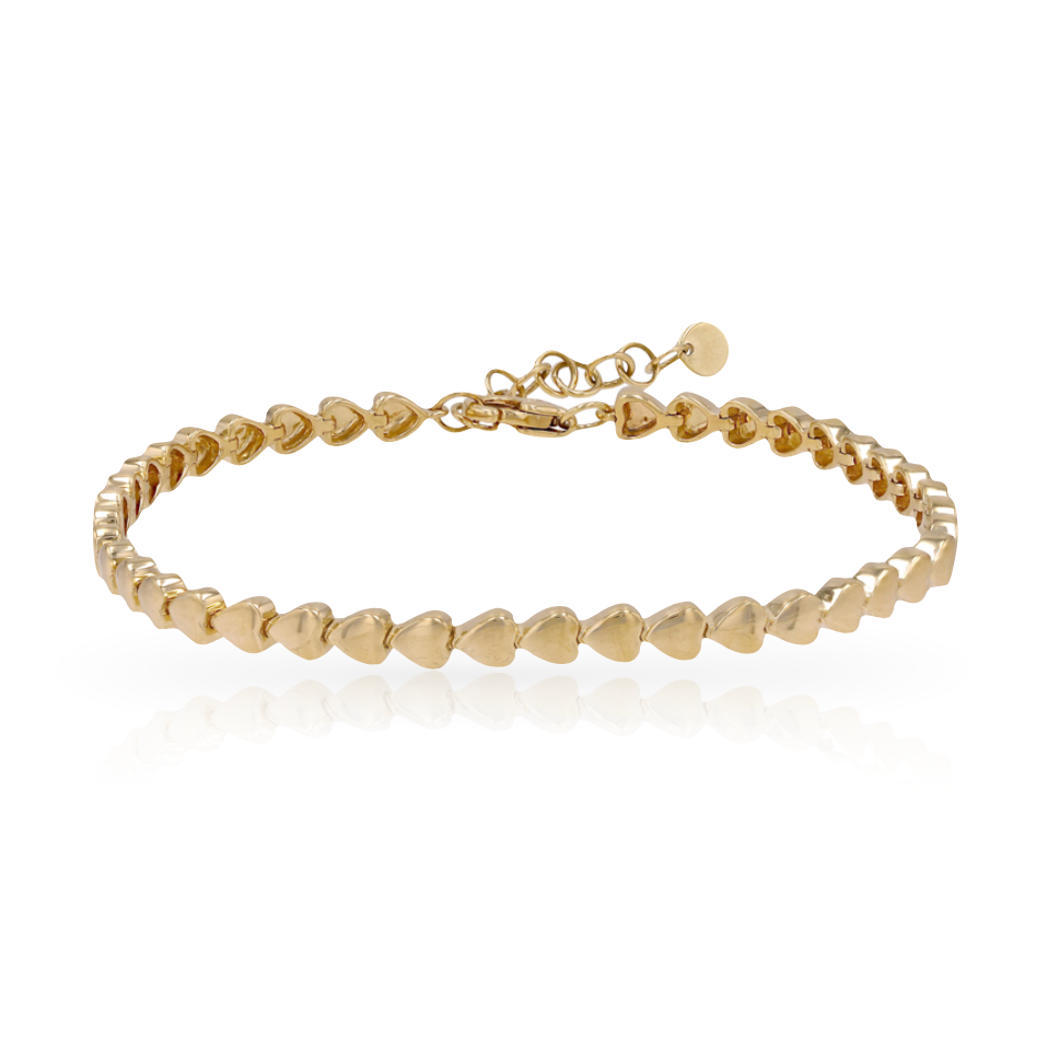 Gold Heart Bracelet