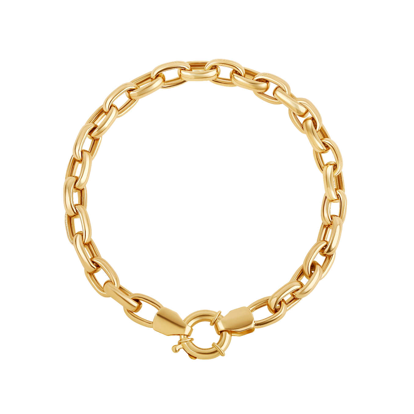 - Bold Gold Bracelet -