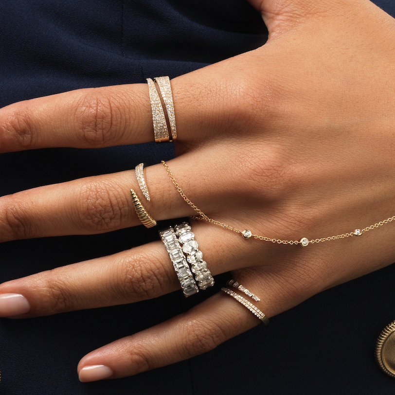 Oval Cut Diamond Eternity Band