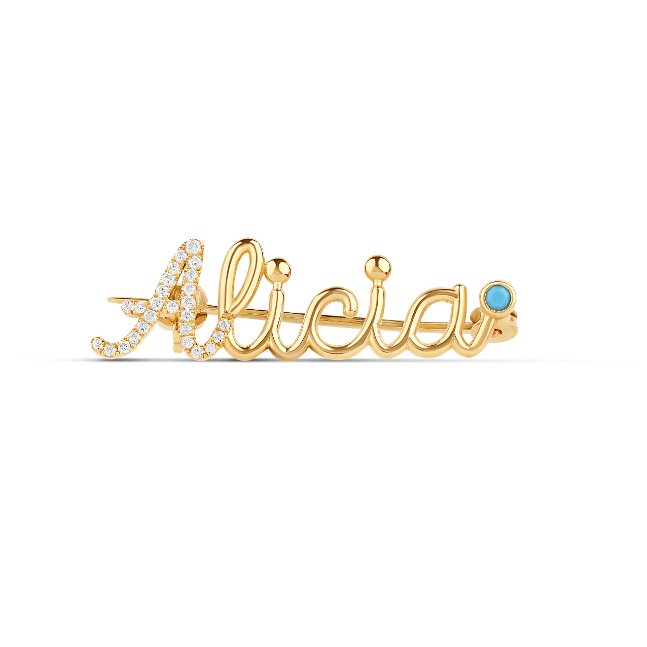 Accent Name Baby Pin