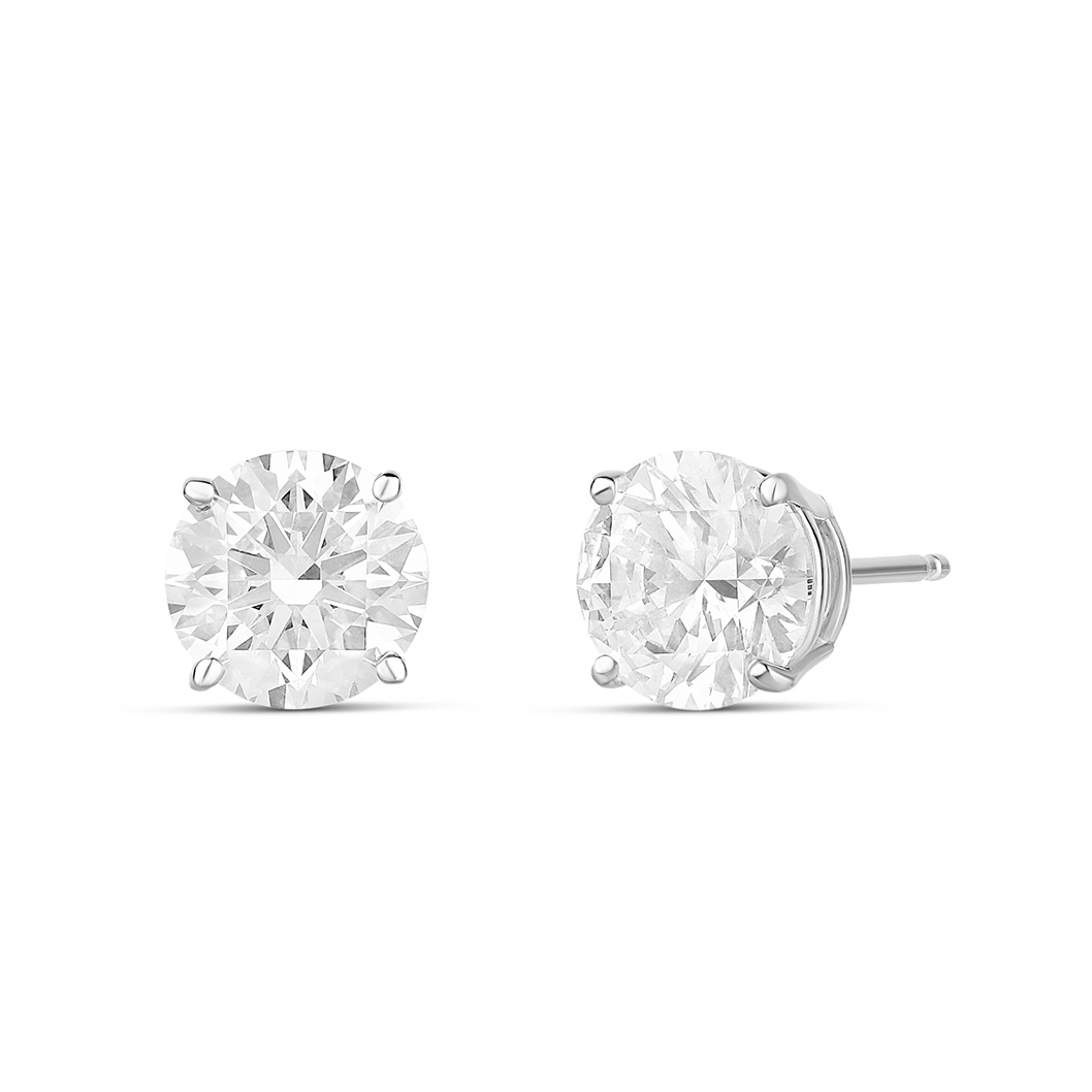 4ctw Lab Diamond Studs (PAIR)