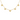 Fluted Disc Station Necklace