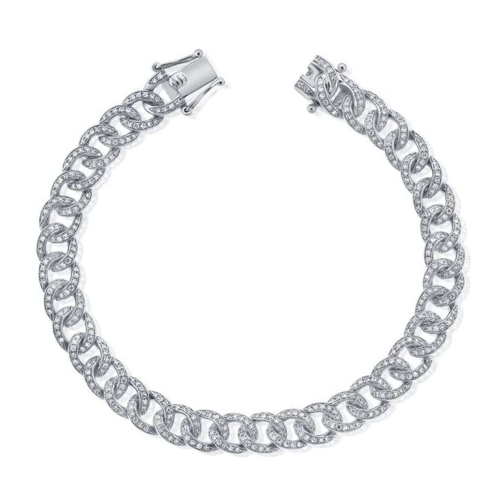 Cuban Diamond Bold Bracelet
