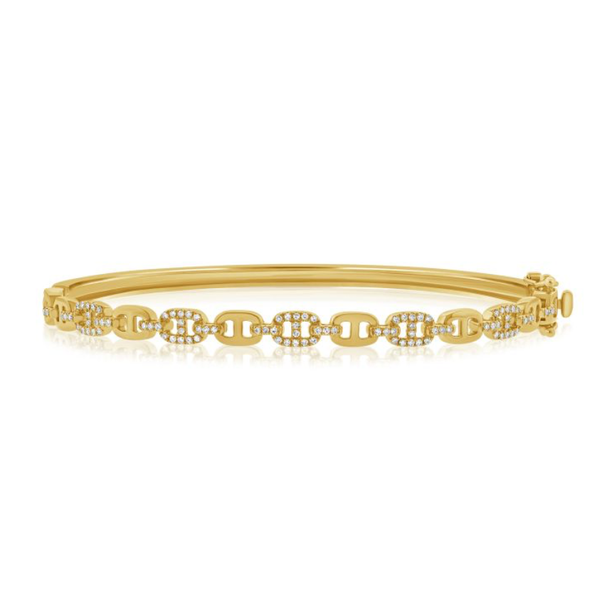 Diamond Link Bangle