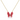 Ruby Diamond Butterfly Necklace
