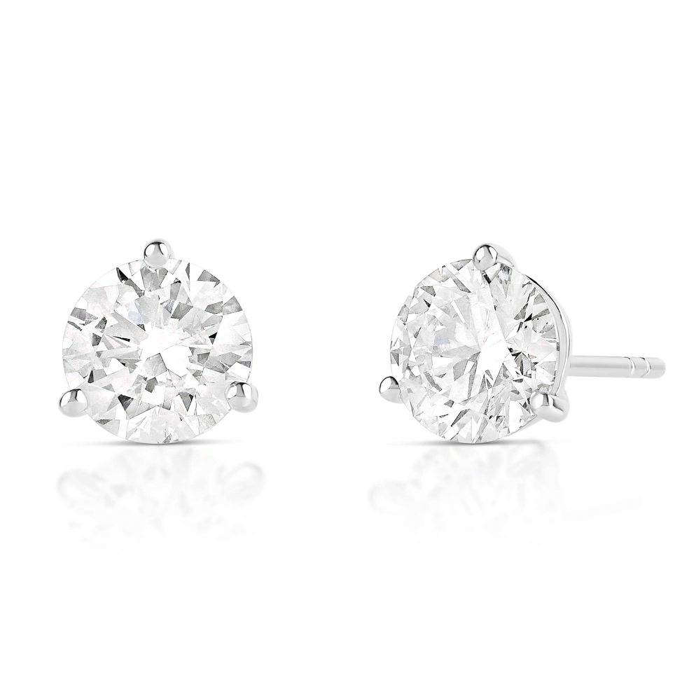 5ctw Lab Diamond Studs (PAIR) - IGI Certified