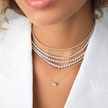 10ct Lab Diamond Riviera Necklace