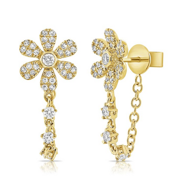 Flower Power Dangling Studs