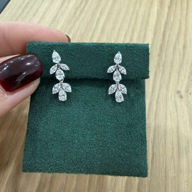 Danielle Flower Lab Diamond Earrings