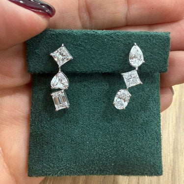 Camille Multi Shape Lab Diamond Earrings