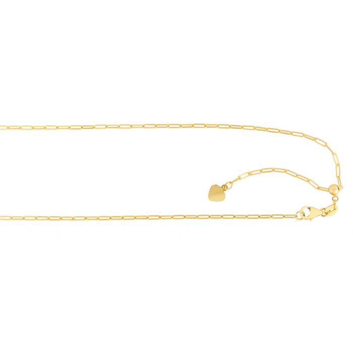 - Adjustable 1.5mm Paper Clip Necklace -