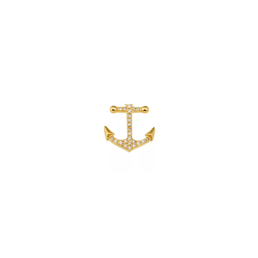 Diamond Anchor Charm