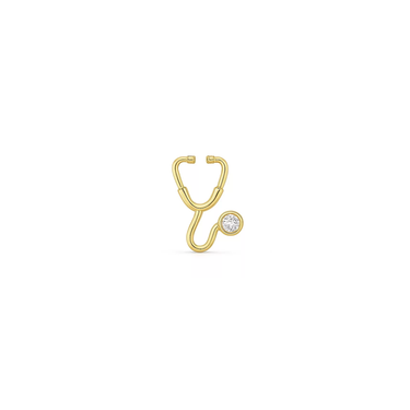 Diamond Stethoscope Charm