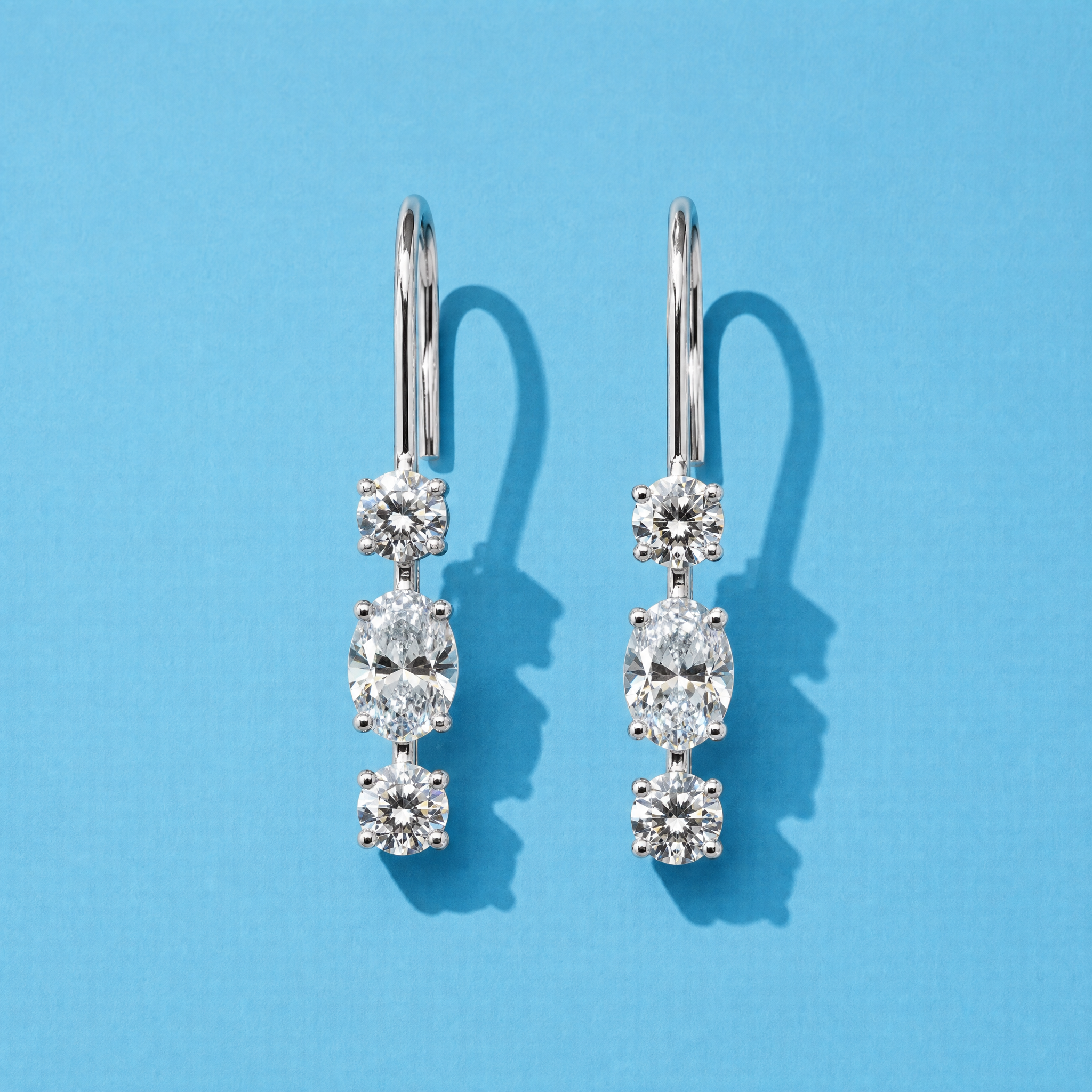 Diamond Drop Earrings
