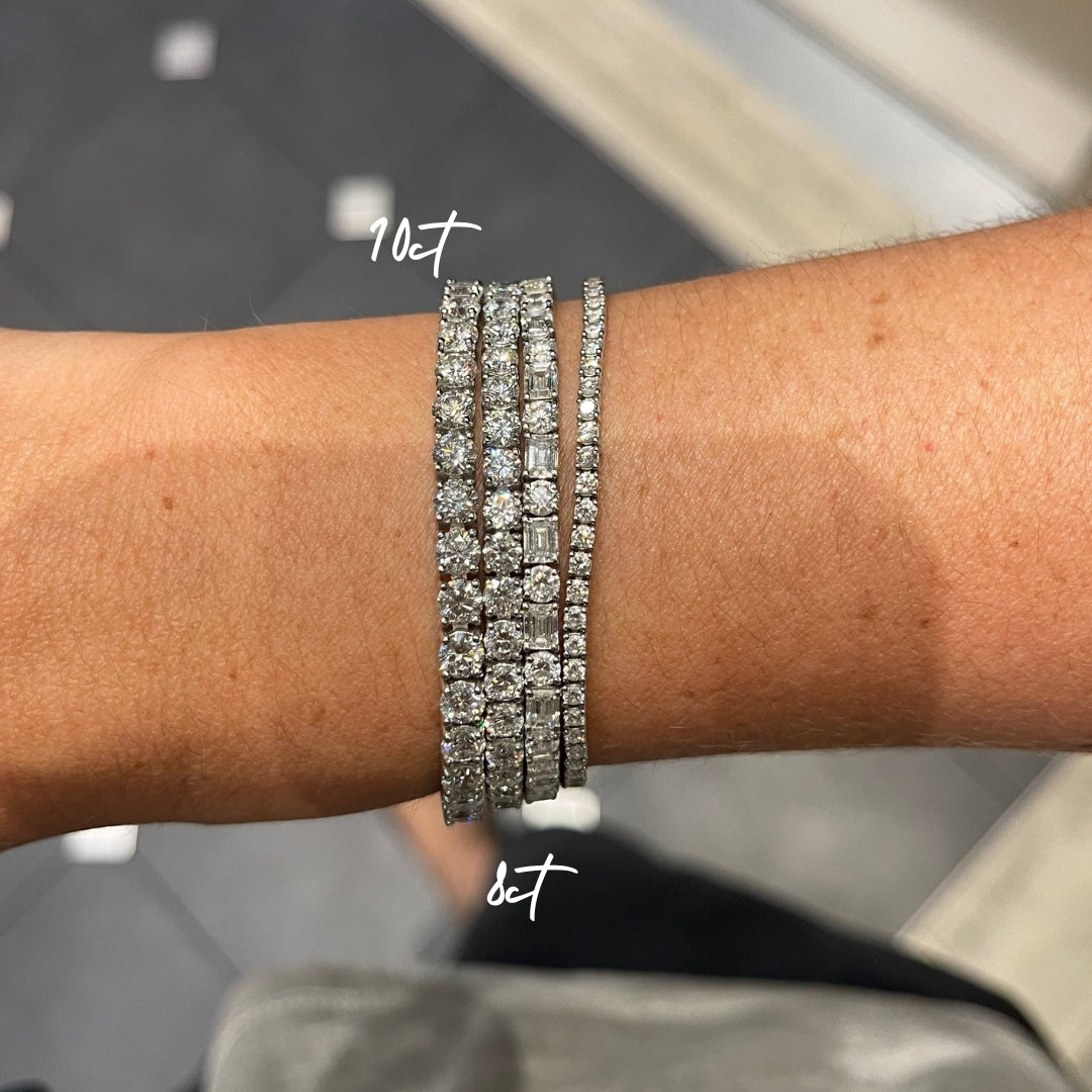 10ct Lab Diamond Tennis Bracelet