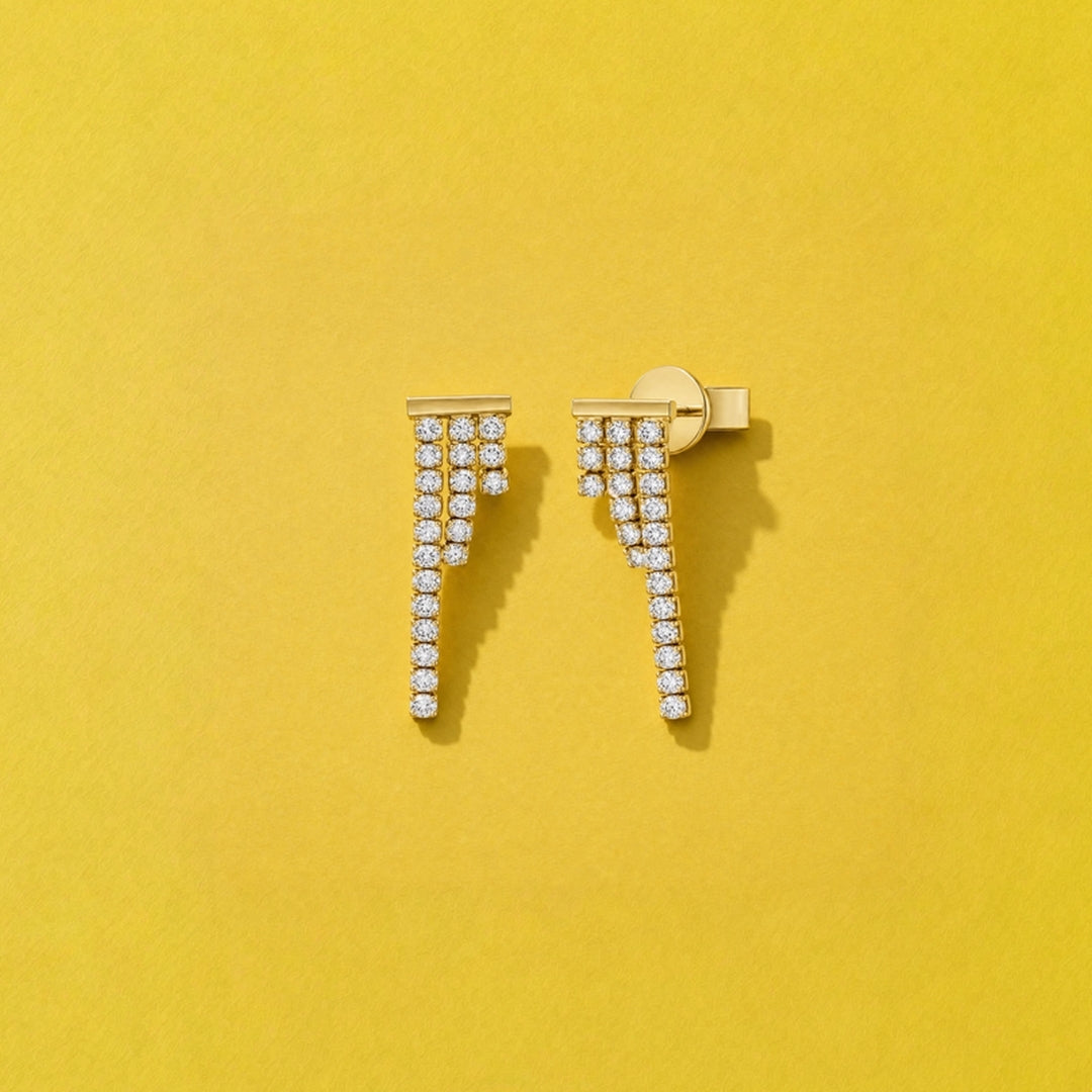 Natural Diamond Sol Earrings