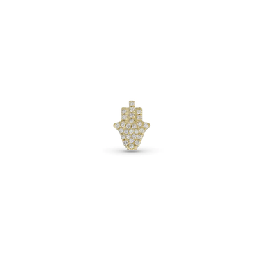 Diamond Hamsa Charm