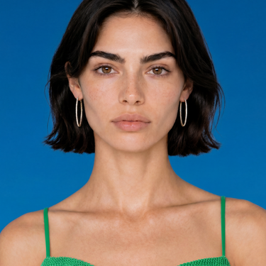 The Lab Diamond Hoops (we all need)