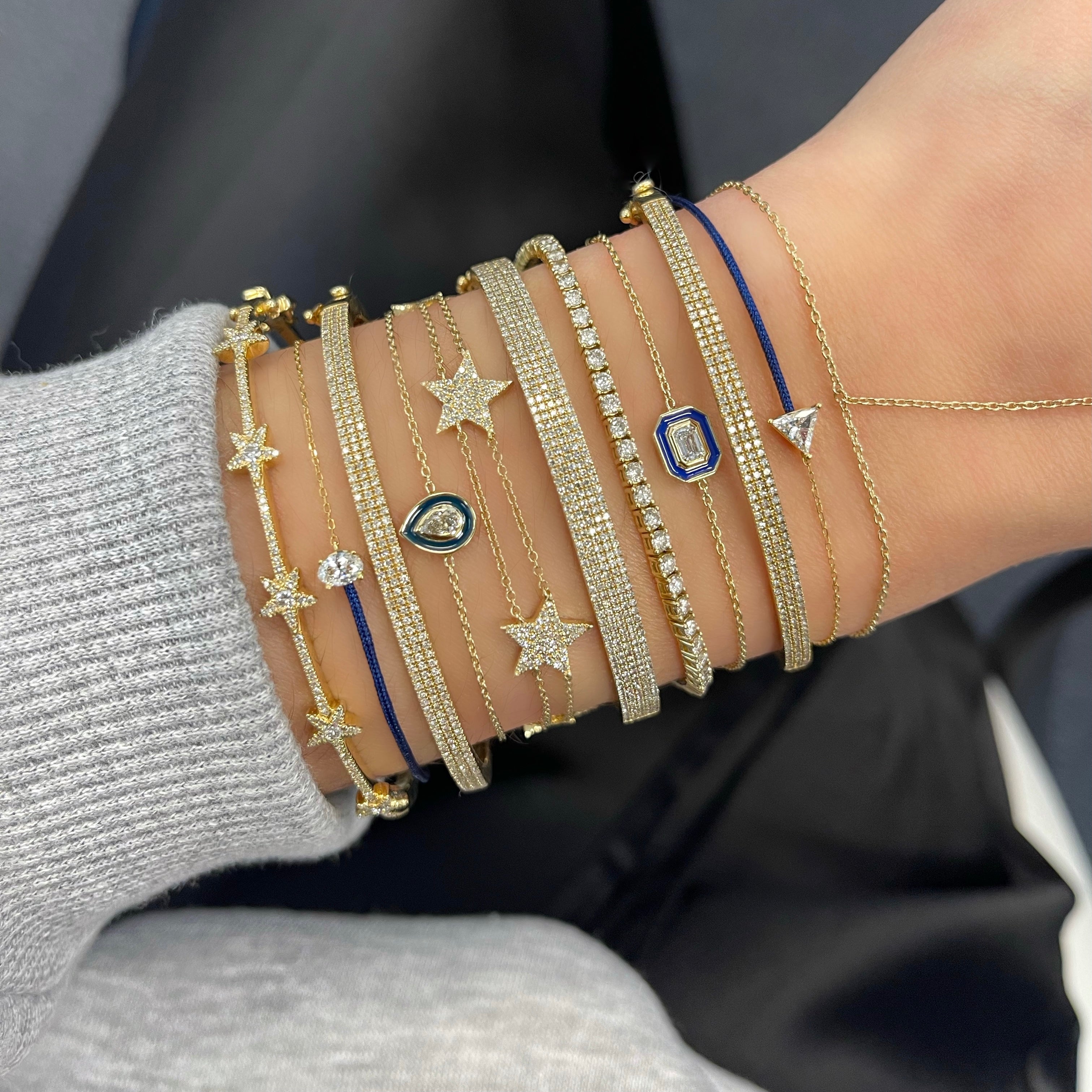 - Diamond Stars Bangle -