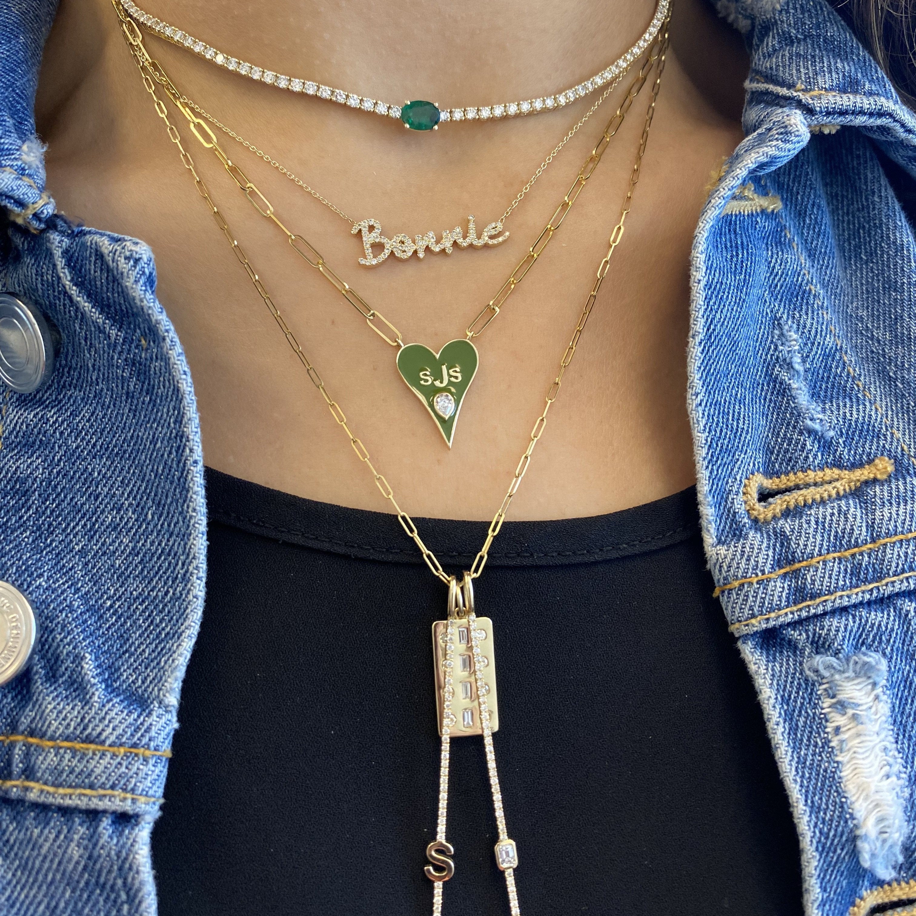 - Adjustable 1.5mm Paper Clip Necklace -