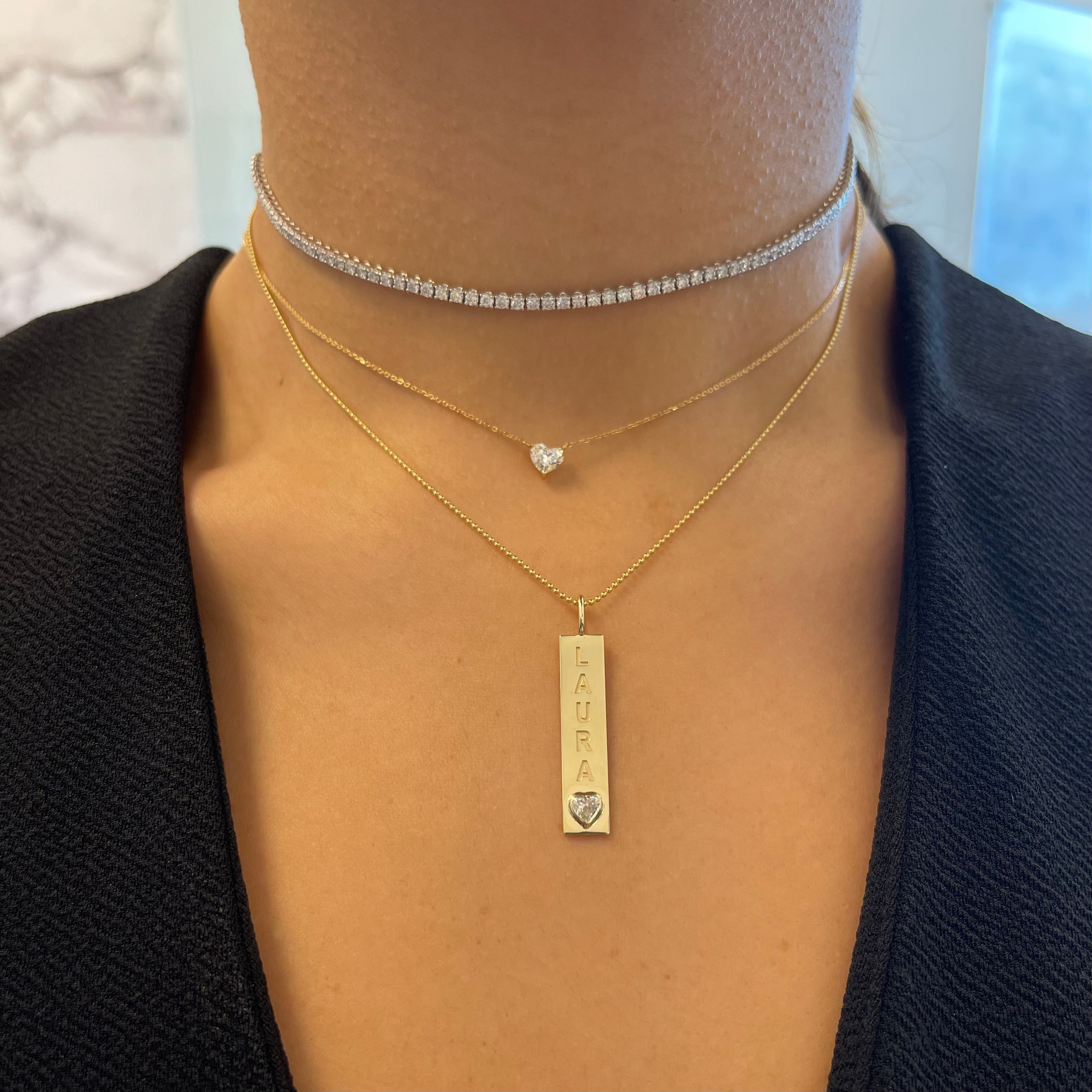 - 3.89ct Adjustable Bolo Diamond Tennis Choker -