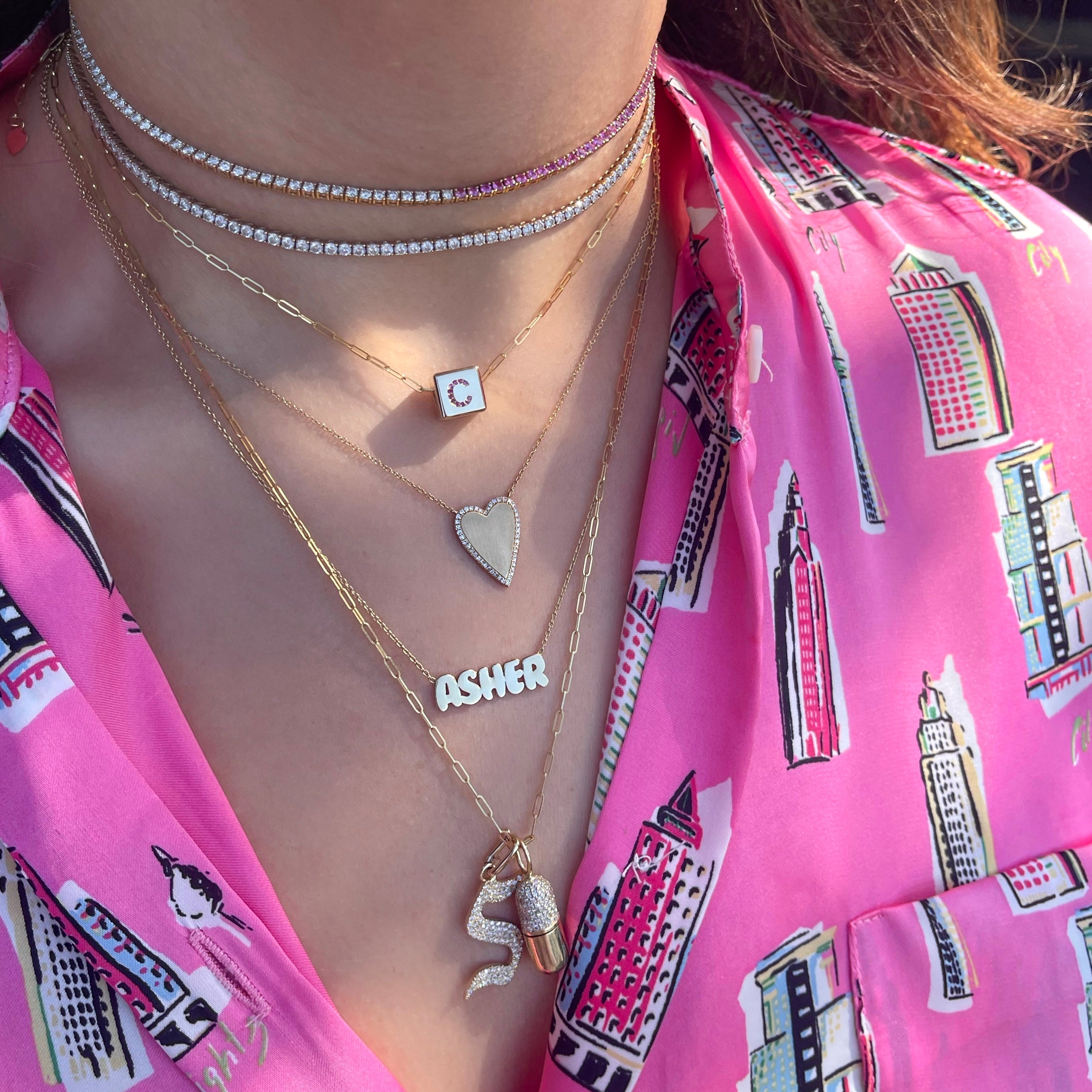 - Adjustable 1.5mm Paper Clip Necklace -