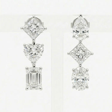 Camille Multi Shape Lab Diamond Earrings