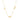 Diamond Name Necklace with Two Bezels