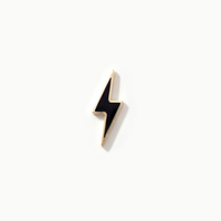 Black Lightning Bolt