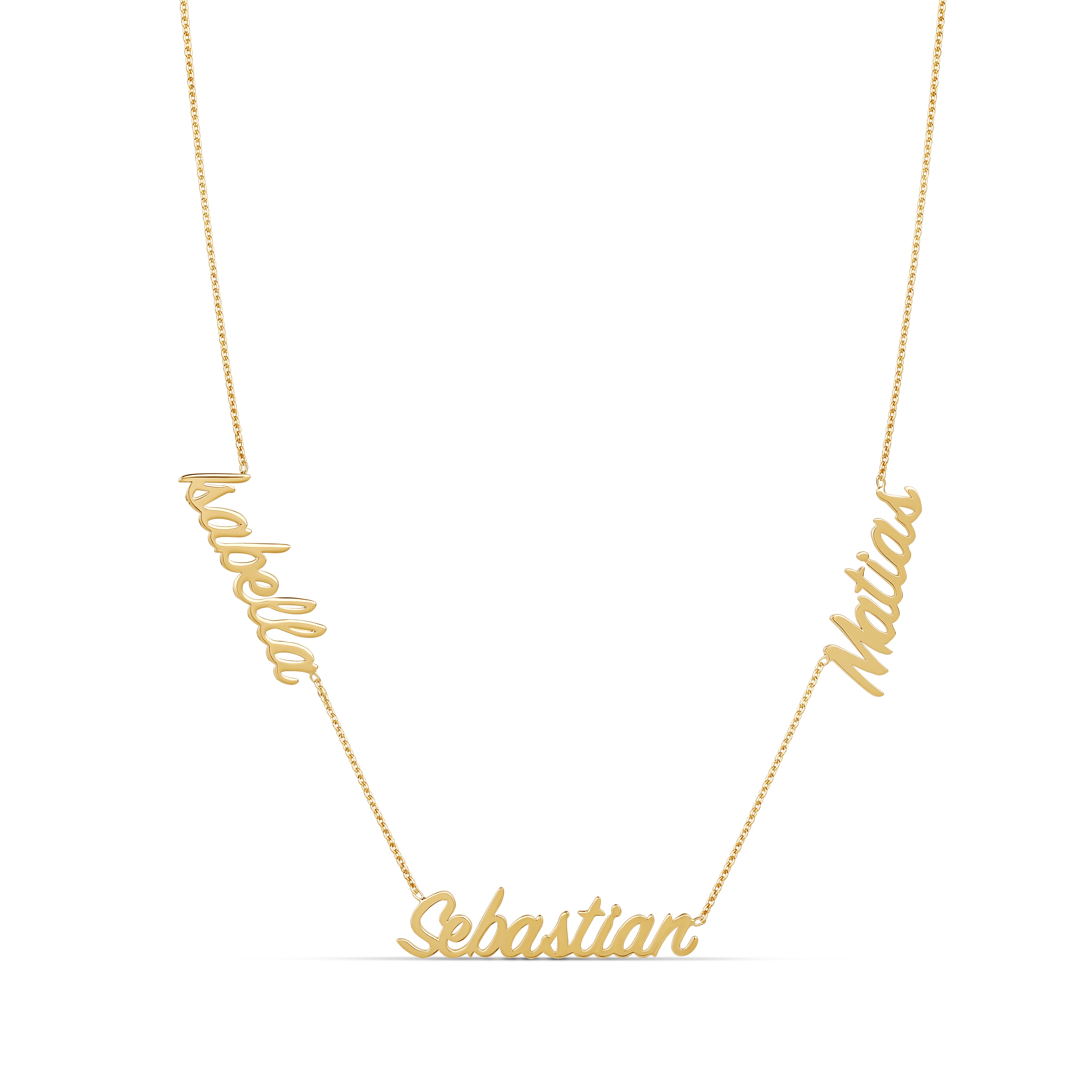 Custom Multiple Names Necklace