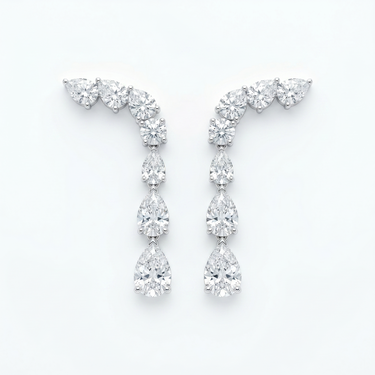 Vivi Cascade Lab Diamond Earrings