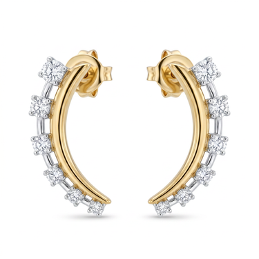 Gold Natural Diamond Crawlers